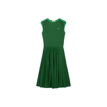 LACOSTE Sleeveless Pleated Dress