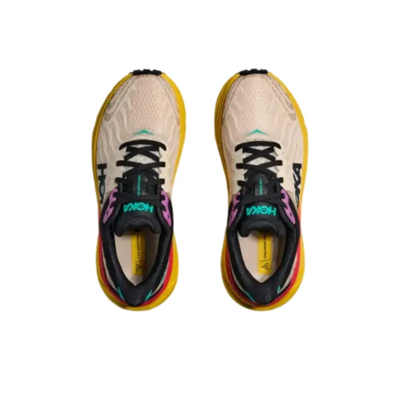HOKA ONE ONE Challenger 7 Low Top Hiking Shoes Women's Yellow Brown-4