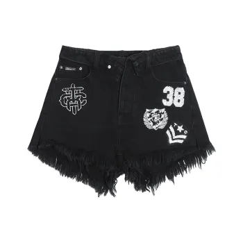 TCH Denim Shorts Women's Black