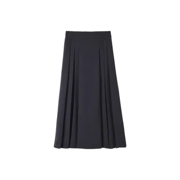 HIPPIEMISS Casual Long Skirts Women's Moon Dusty Gray