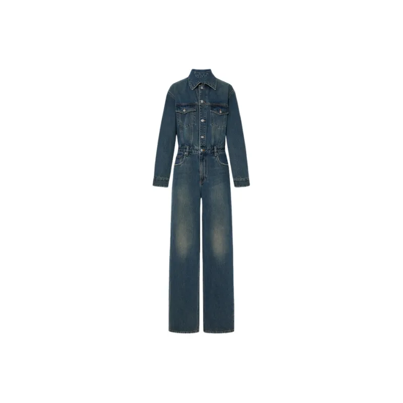 MOCO Jumpsuit Women's Denim Blue-0