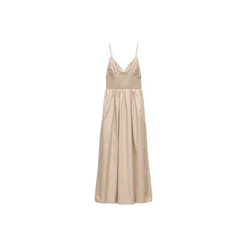 ZARA Slip Dresses Women's Yellow