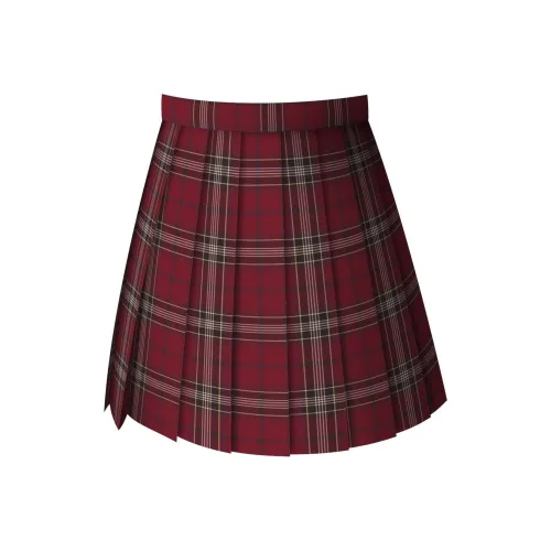 KONGLISHUWAN Casual Short Skirts Women's Vermilion Bird