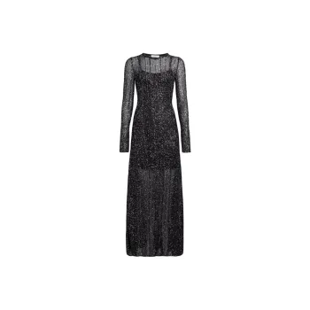Alaia Sequined Maxi Dress