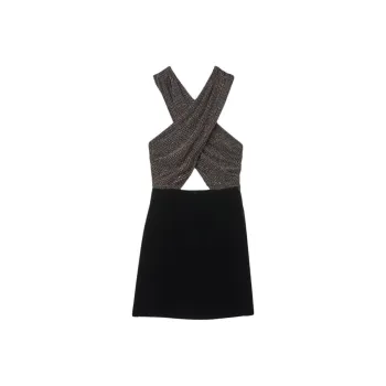 Sandro Sleeveless Dress Women's Black