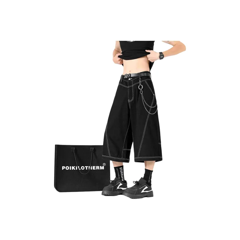 RASHOMONG Denim Shorts Unisex-1