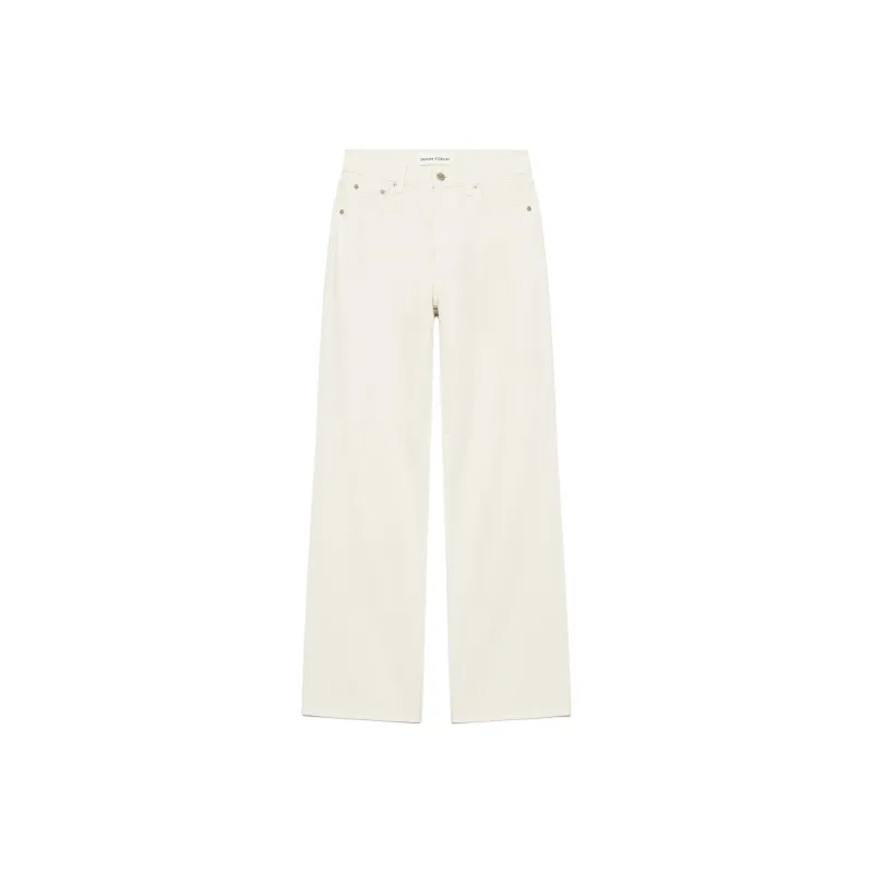 ARITZIA Denim Forum The Farrah Hi-Rise Wide Jean Jeans Women's Vintage White-0