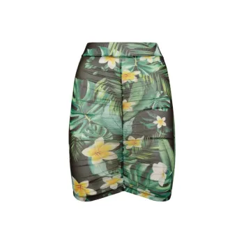 PHILIPP PLEIN Graphic print Ruched Skirt