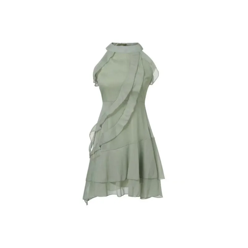 PAIN OR PLEASURE Sleeveless Dress Women's Green-0