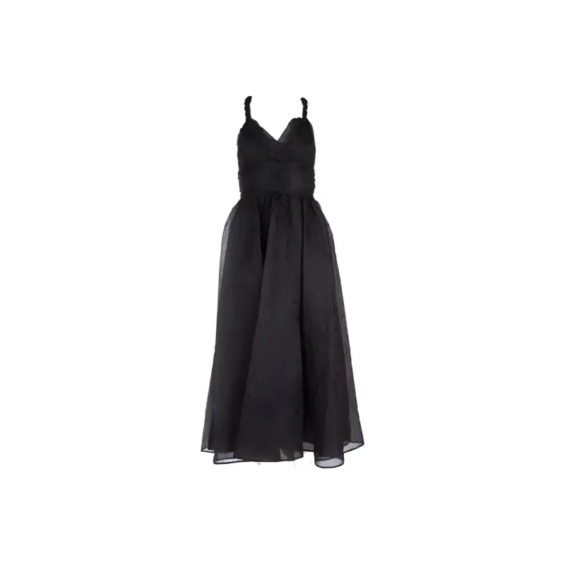 DIOR Slip Dresses Women's Black-0