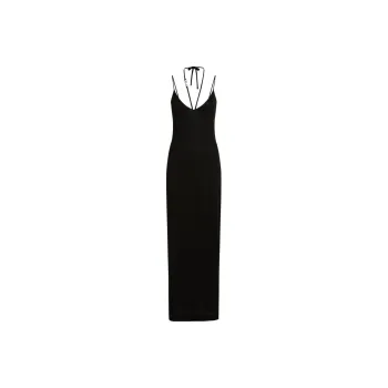 KARL LAGERFELD / Karl Lagerfeld Jeans Dna Shine Halterneck Beach Dress