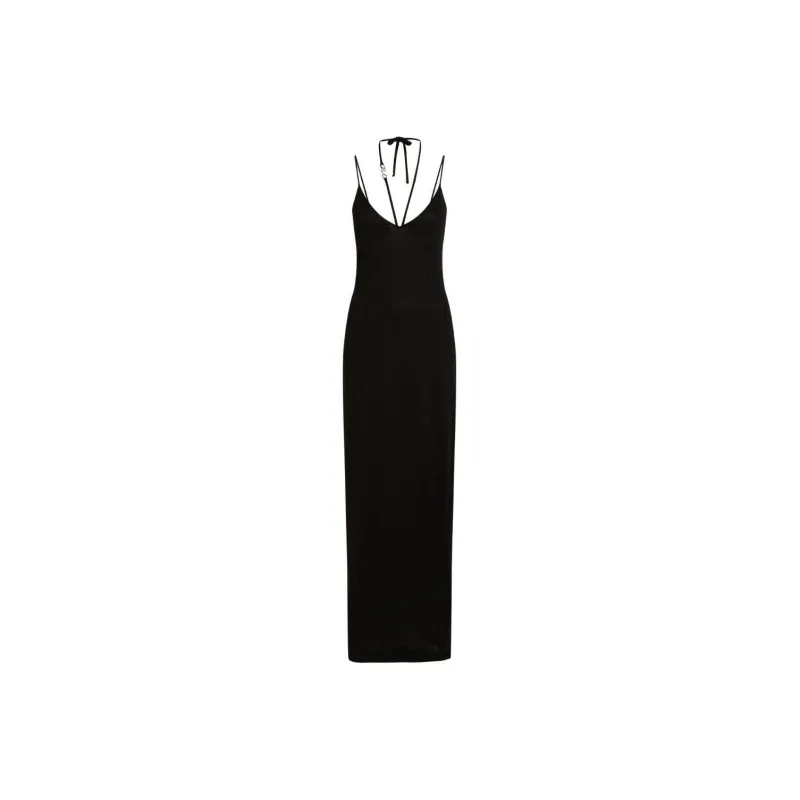 KARL LAGERFELD / Karl Lagerfeld Jeans Dna Shine Halterneck Beach Dress-0