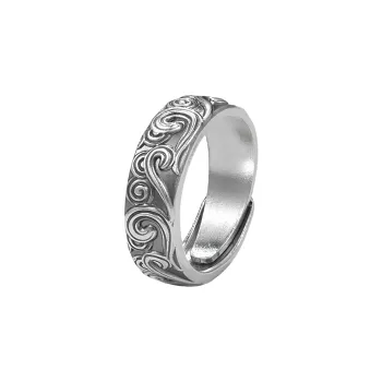 PUENTE 999 Fine Silver Rings Men's