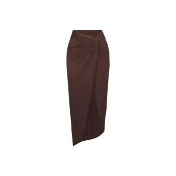 Skims Swim Sarong Skirt Cocoa