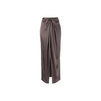 NANUSHKA Draped Sarong Maxi Skirt