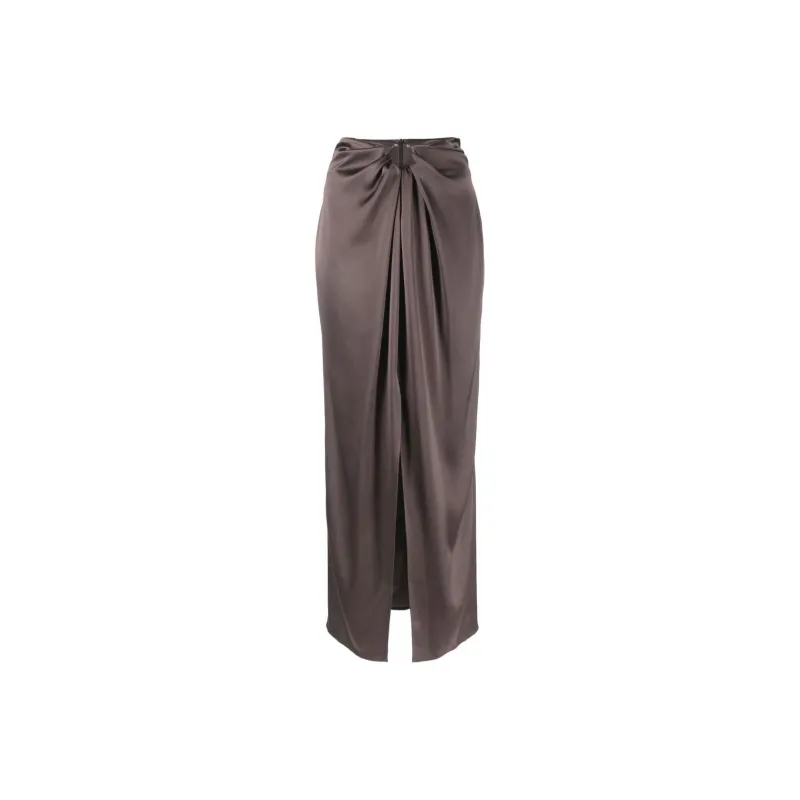 NANUSHKA Draped Sarong Maxi Skirt-0