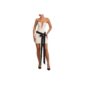OH POLLY Neva Sleeveless Dress Women's Ivory/Ivory