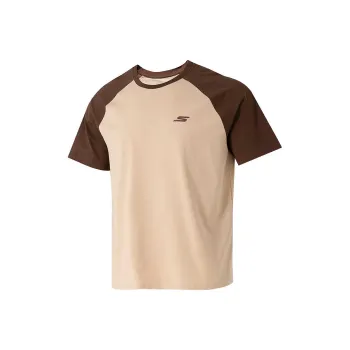 Skechers Sports Life Collection T Shirt Unisex Brown 066D