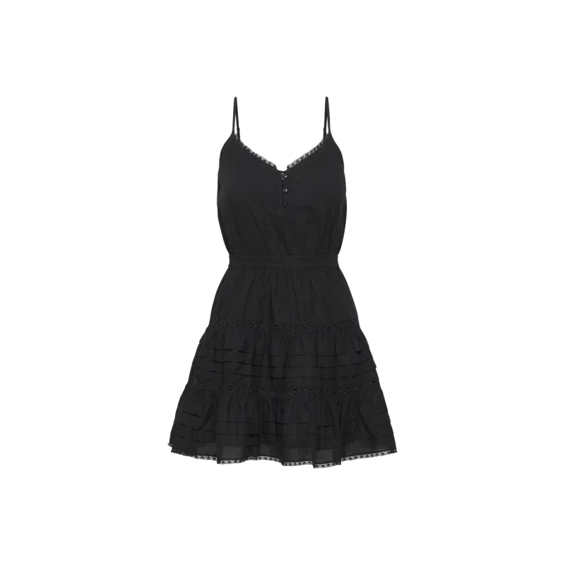 ARITZIA Little Moon Milos Mini Dress Slip Dresses Women's Black-0