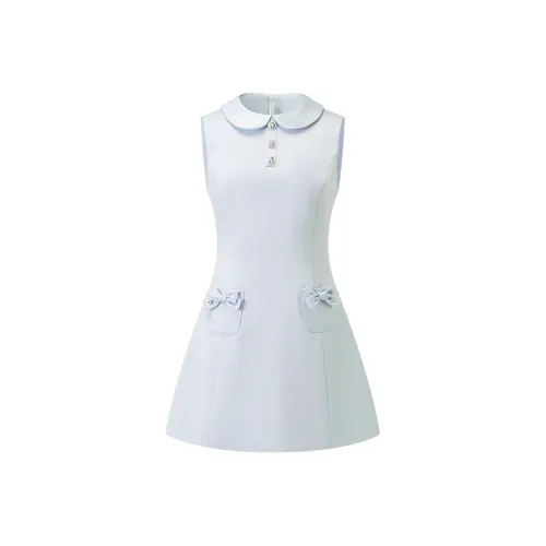 ACAINES Sleeveless Dress Women's Ice Blue
