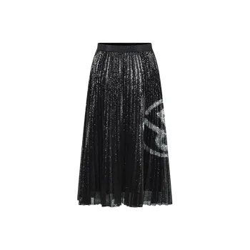 RARE Casual Long Skirts Women's Black