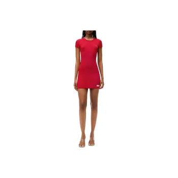 Alexander Wang SS24 Long Sleeved Dress Women's Fuchsia