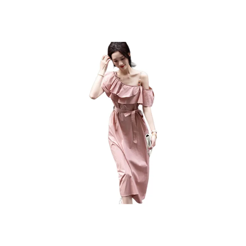 【dme】 Sleeveless Dress Women's Pink-0