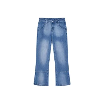 SAPIC OFFICIAL Jeans Unisex Washed Blue