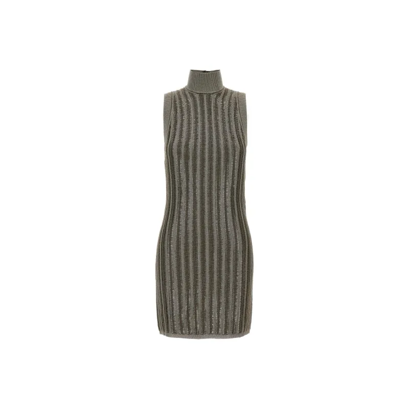 TOM FORD Slinky Ribbed Knit Mini Dress-0