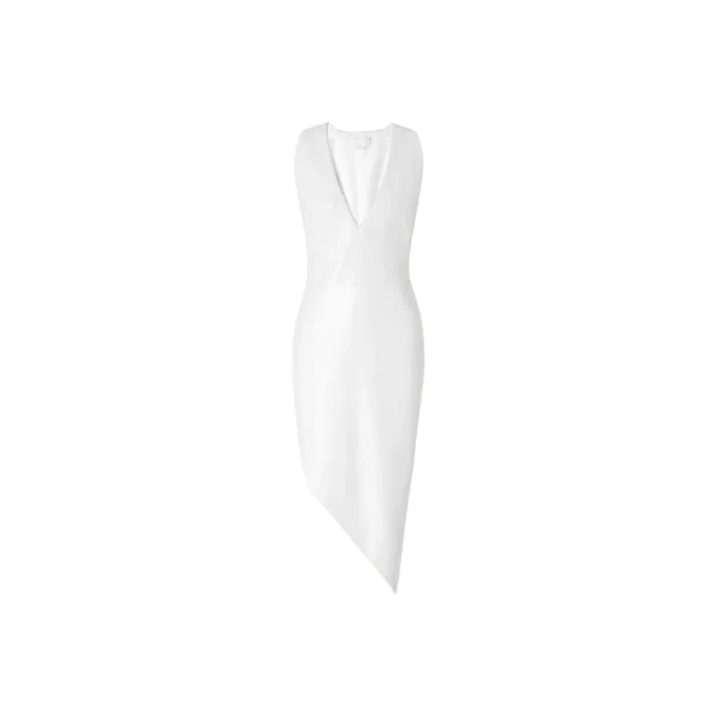 GENNY Sleeveless Dress Women's White-0
