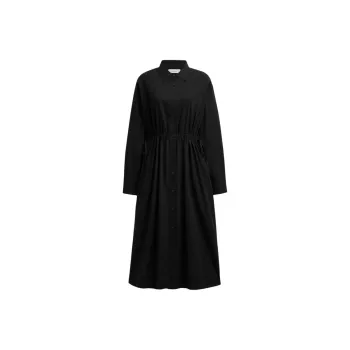 COACH Long Sleeved Dress Women's Black