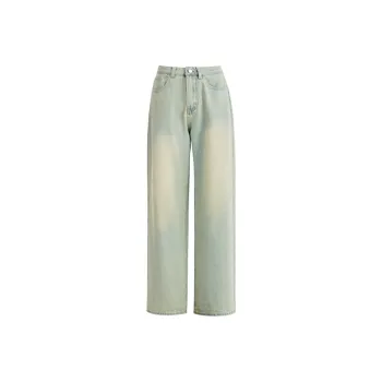 Wen Shan Jeans Women's Washed Color