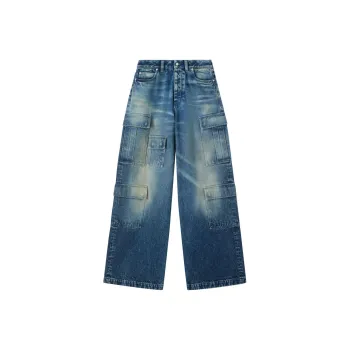 AMBUSH Denim Cargo Pants 'Blue'