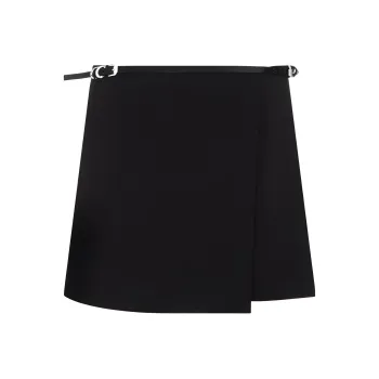Givenchy Belted Wrap Mini Skirt