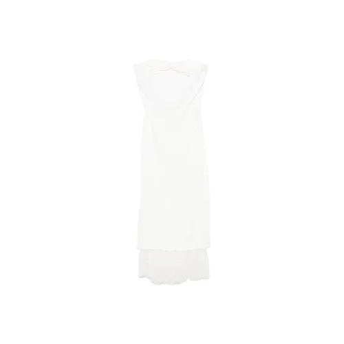 Alessandra Rich Bow detailed Midi Dress