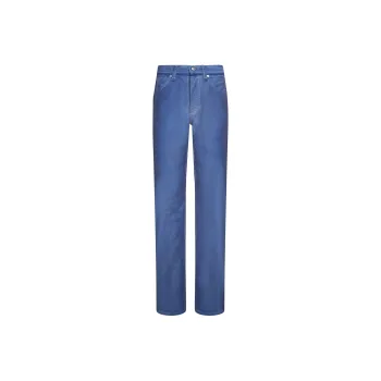 Maison Margiela High-Waist Frayed-Detailed Straight-Leg Jeans