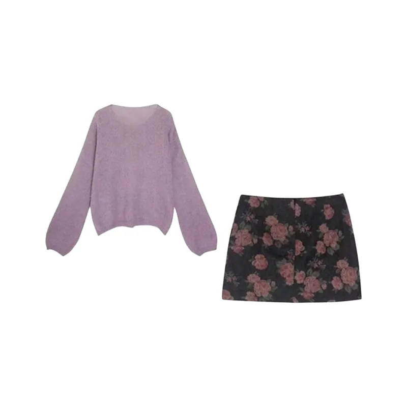 JOSR Two Piece Skirt Sets Women's-1