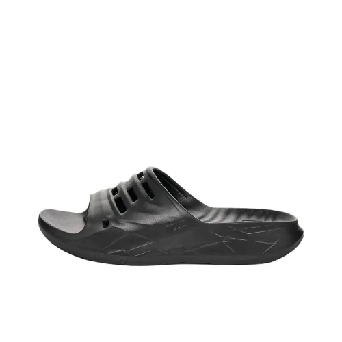 Teva Slip Resistant Abrasion Resistant Slide Slippers Unisex Black
