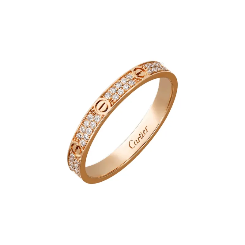 CARTIER Love Rings Karat Gold Rings Unisex-1