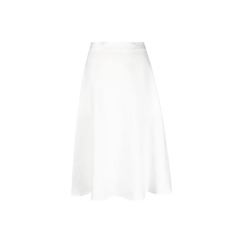 Polo Ralph Lauren High waist Linen Midi Skirt-0