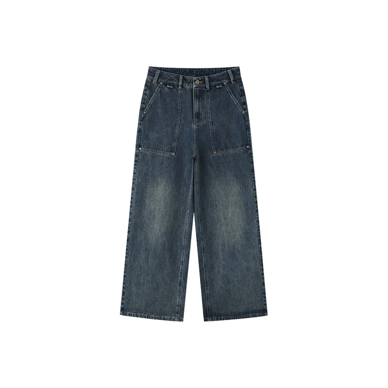 ZHOUMIAO Jeans Women's Dark Blue-0