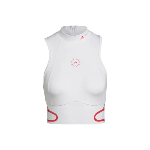 Adidas Sleeveless Sports Shirts Women's White