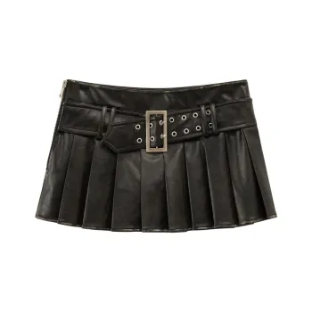 CHUU Casual Short Skirts Women's Dark Coffee