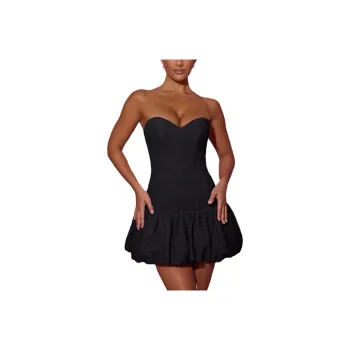 OH POLLY SS25 Lavinia Sleeveless Dress Women's Black