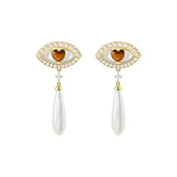 Lola Rose Tiger's Eye Stone Earrings Women's