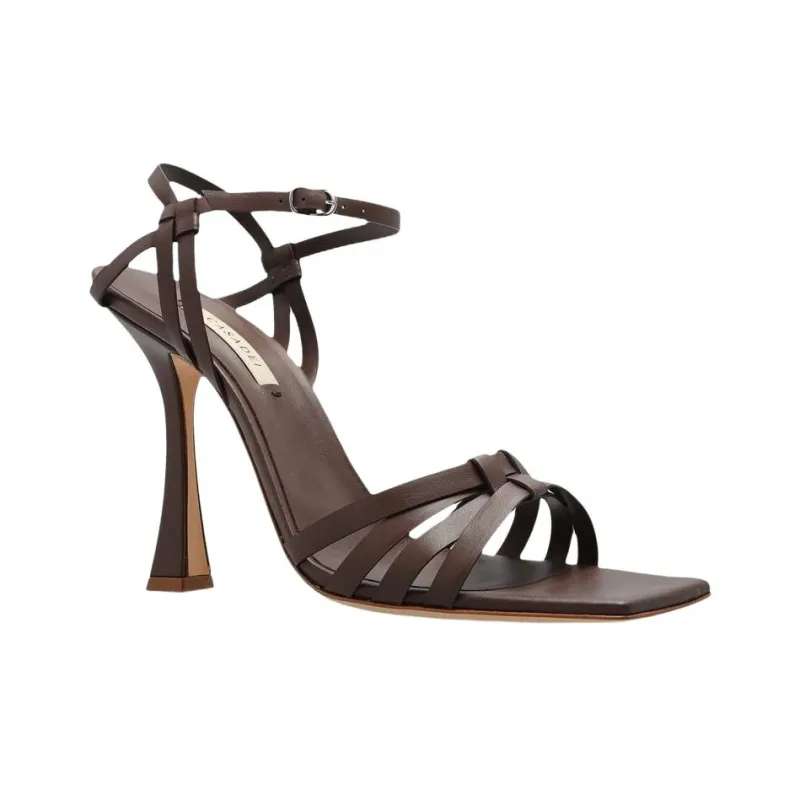 Casadei GERALDINE ATLANTIS One Strap Sandals Women's Brown-2