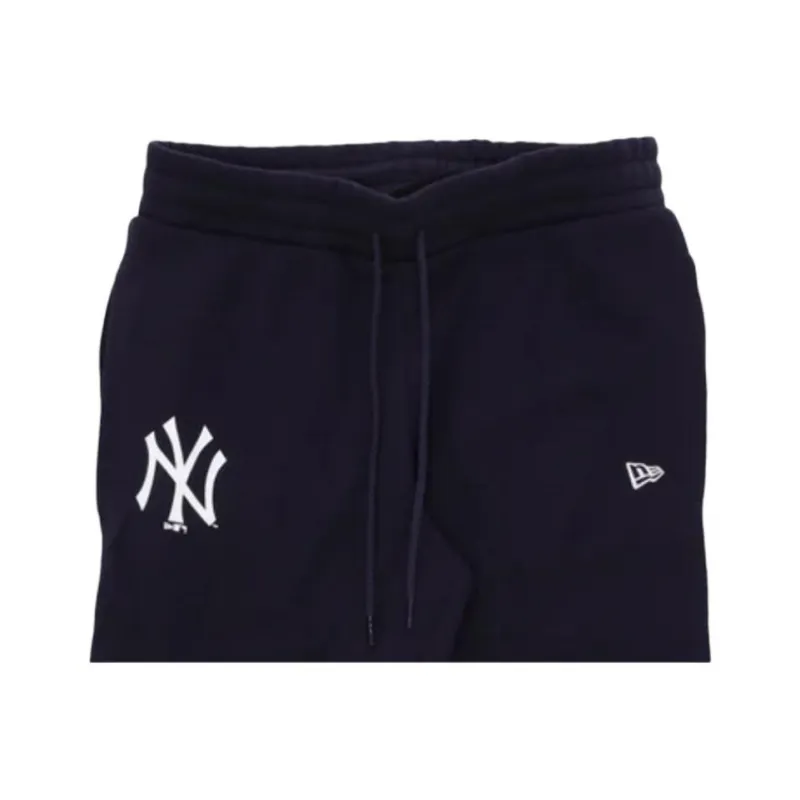 New Era Casual Pants Men's Marine Blue/White-2