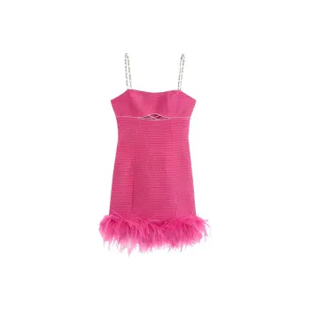 Bebe Slip Dresses Women's Rose Red