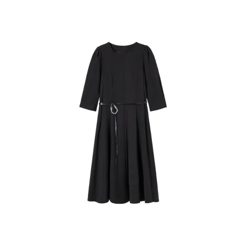 NINE WEST Long Sleeved Dresses Women's Black