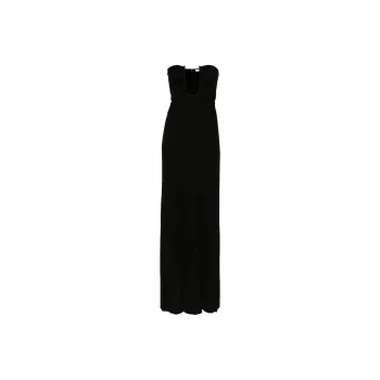 Christopher Esber Arced Palm Strapless Dress